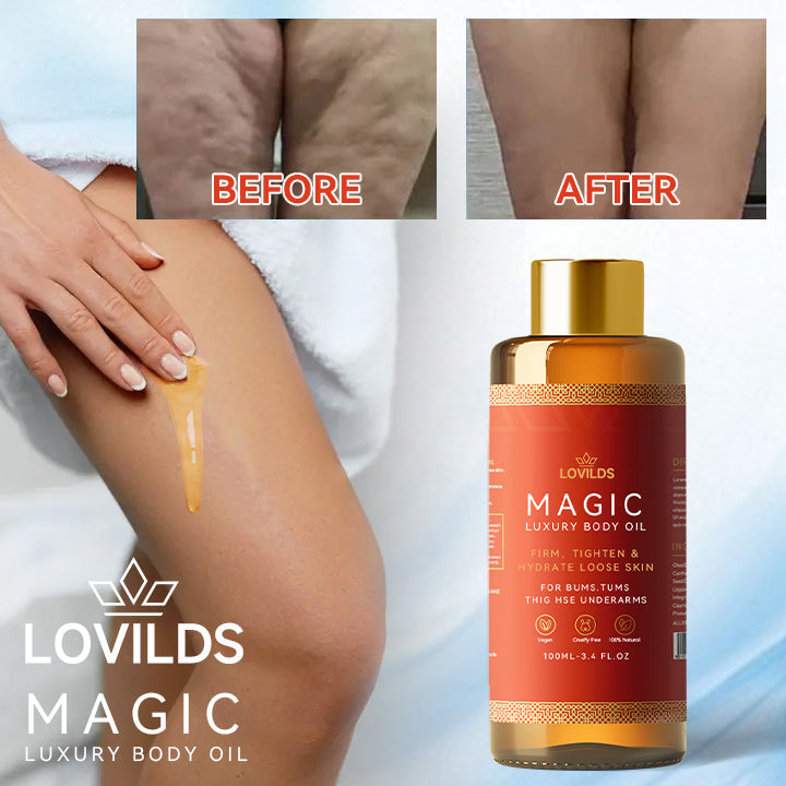 LOVILDS™ 𝗠𝗔𝗚𝗜𝗖 𝗟𝗨𝗫𝗨𝗥𝗬 𝗕𝗢𝗗𝗬 𝗢𝗜𝗟 (Limited Time 80% Off - Last 30 Minutes)🌹🔥