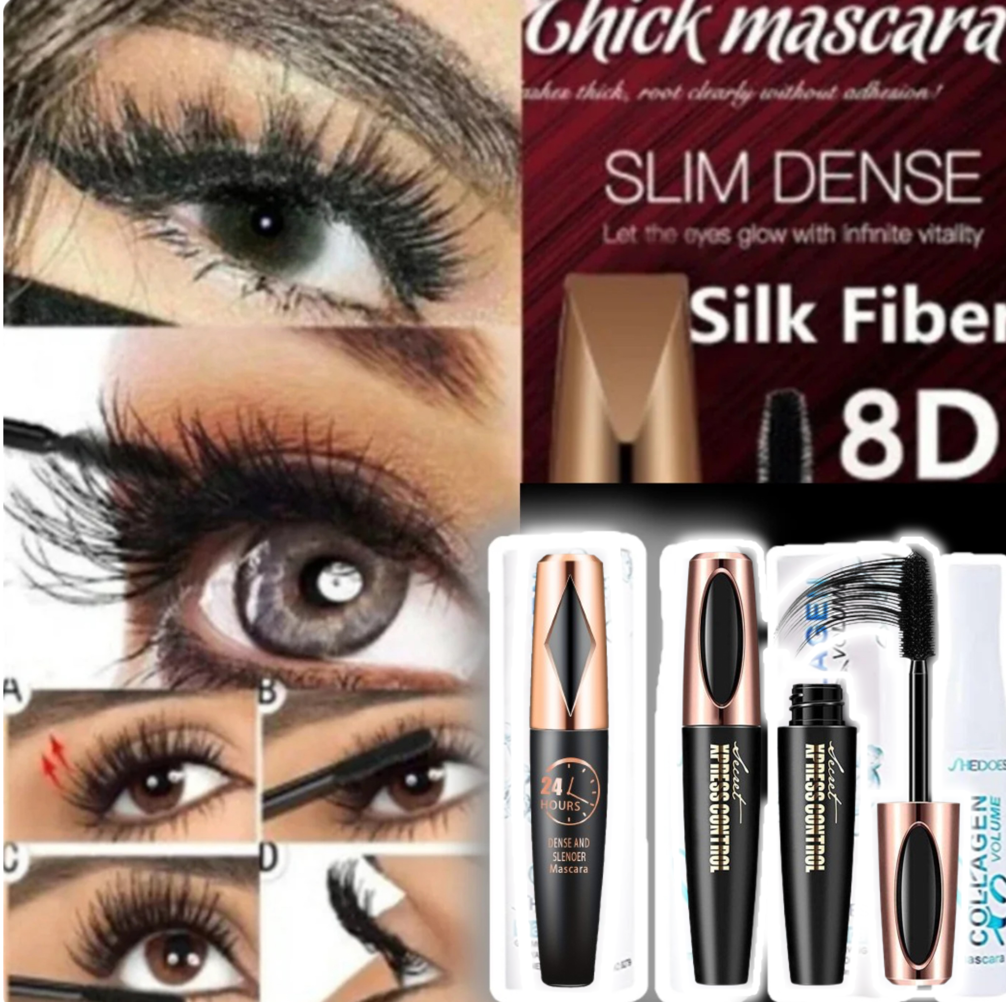 EYELASHER PESTAÑINA 300% Fibra & Waterproof⭐⭐⭐⭐⭐ (Compra 1 + 1 Gratis)🎁