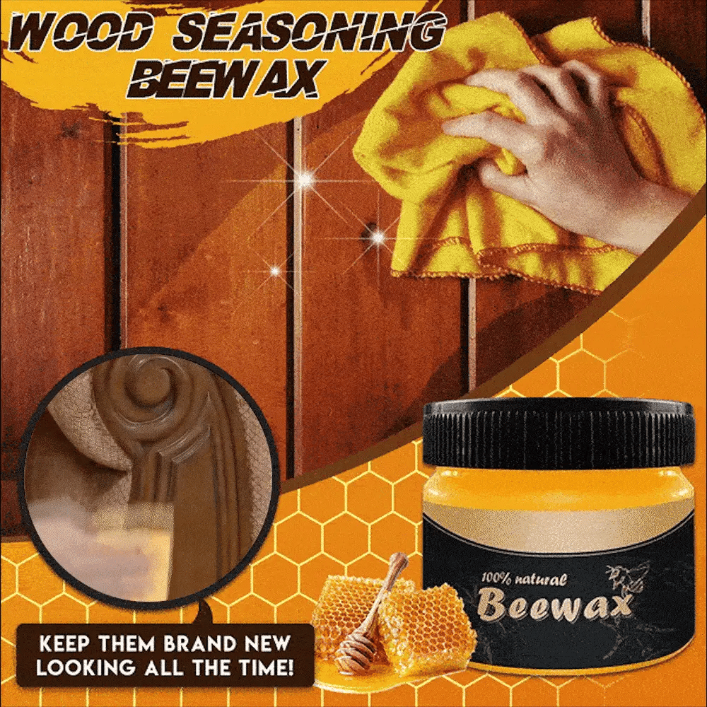🔥🪵 ¡REVIVE, BRILLA Y PROTEGE TU MADERA Y MUEBLES EN CUERO EN SOLO MINUTOS CON BEEWAX! ✨🐝
