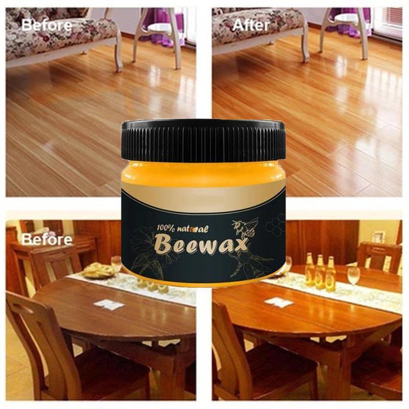 🔥🪵 ¡REVIVE, BRILLA Y PROTEGE TU MADERA Y MUEBLES EN CUERO EN SOLO MINUTOS CON BEEWAX! ✨🐝